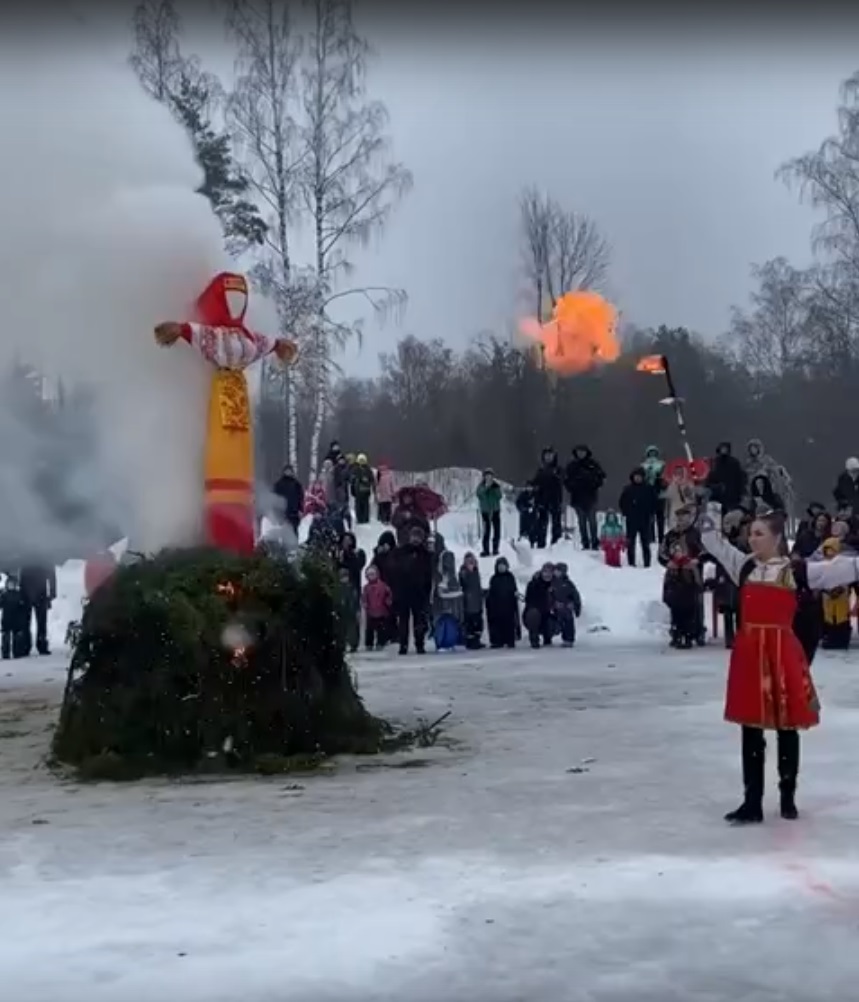 Сжигание масленицы красноярск