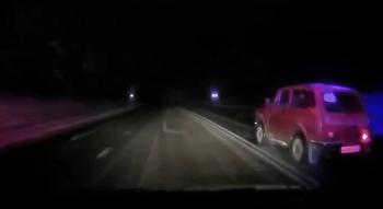 Выстрел по колесам остановил «Ниву», устроившую гонки с полицией