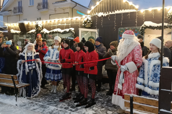 Ледовое развлечение в Гатчине