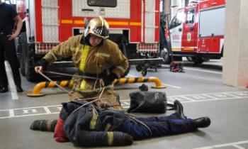 В Сертолово состязались лучшие пожарные 47 региона