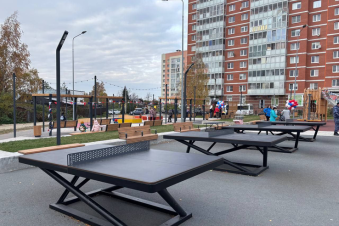 Новое благоустройство для жителей Колтушей