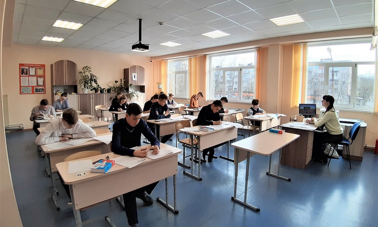 Девятиклассники отрепетировали процедуру экзамена по русскому языку