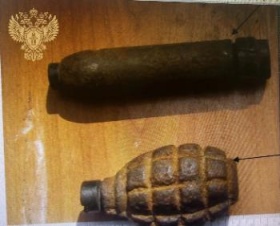 У жителя Гатчинского района нашли две гранаты, которые он прятал 8 лет