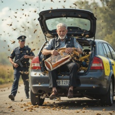 Все нипочем, когда в машине – рой пчел