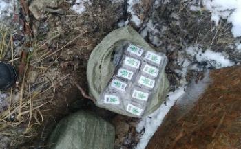 У деревни Мыза найден схрон с 40 кг наркотиков