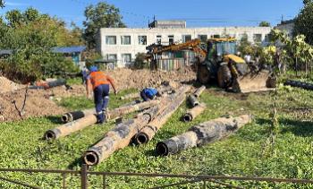 В Коммунаре ведется капремонт почти 1300 метров на 12 участках теплотрасс