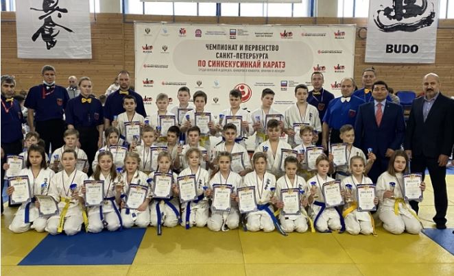 Юные спортсмены из Русско-Высоцкого показали отличные результаты на соревнованиях по киокусинкай каратэ