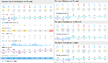 Из мороза в оттепель. Прогноз погоды в СПБ и Ленобласти